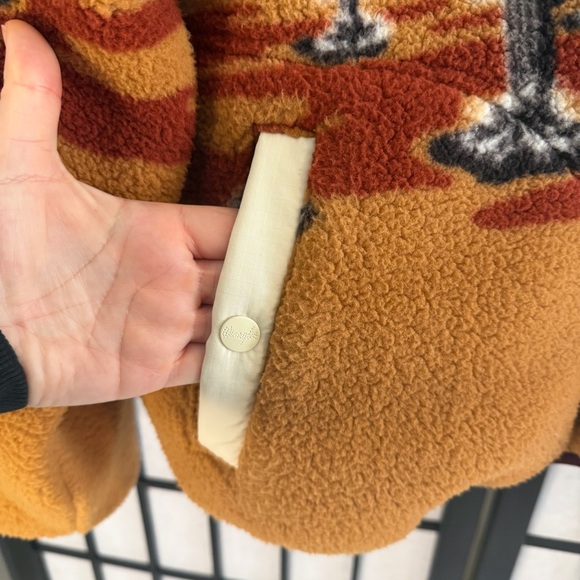 Wrangler Women’s Retro 1/2 Snap Button Fleece Jacket Medium NEW - Picture 4 of 5